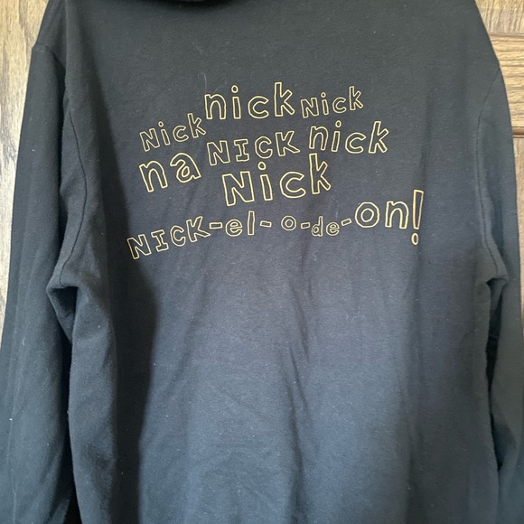 Nickelodeon Splat Black Size XL Pullover Hoodie - Picture 4 of 4